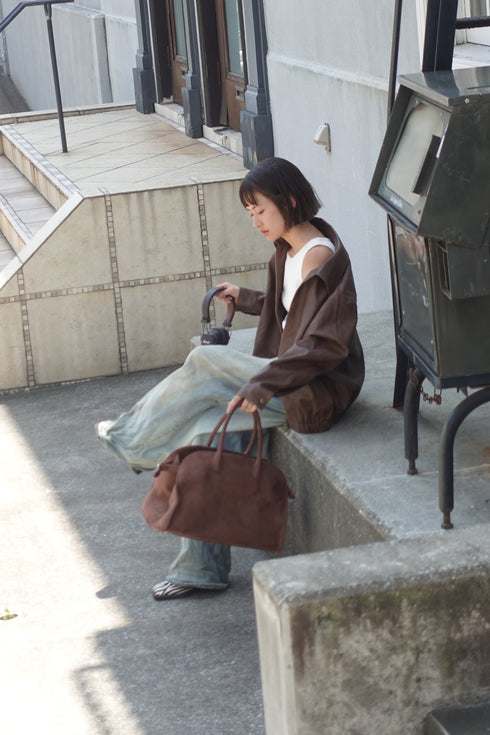 Vintageレザーブルゾン